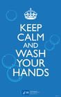 Bleib ruhig und wasche deine Hände