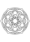 Malvorlage  Mandala