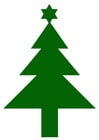 Bild Weihnachtsbaum mit Stern