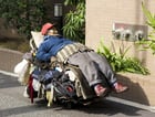 Fotos Obdachloser Mann, Tokyo, 2008