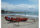 Fotos kleines Fischerboot, Indonesien