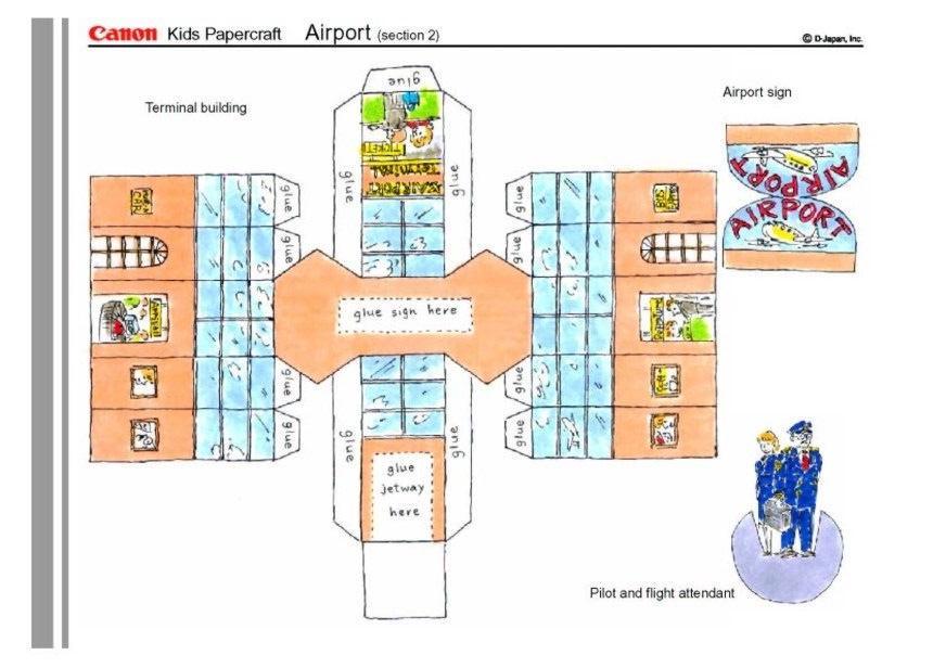 Basteln flughafen 2