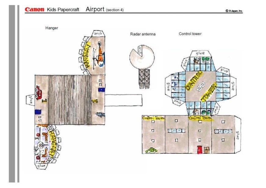 Basteln flughafen 4