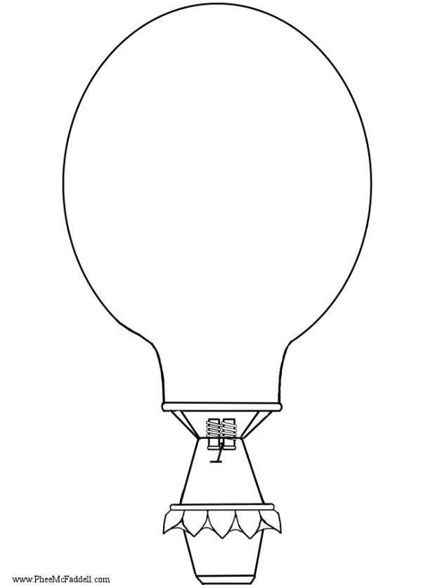 Basteln heissluftballon