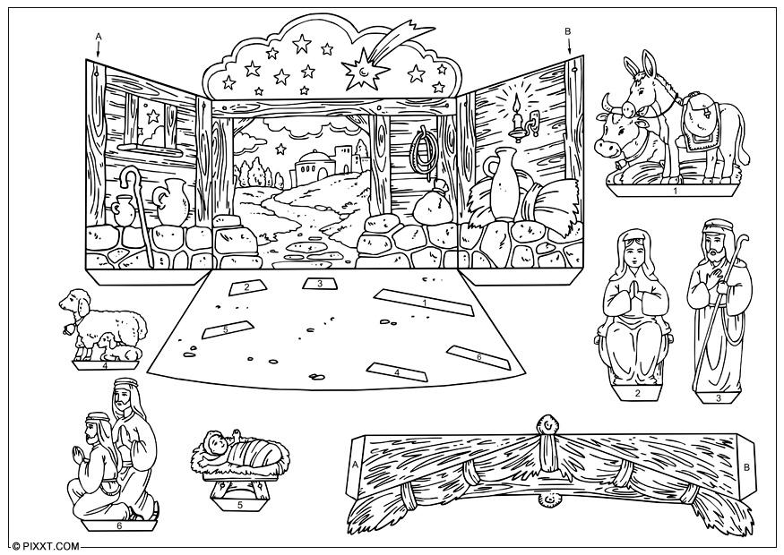 Basteln krippenspiel