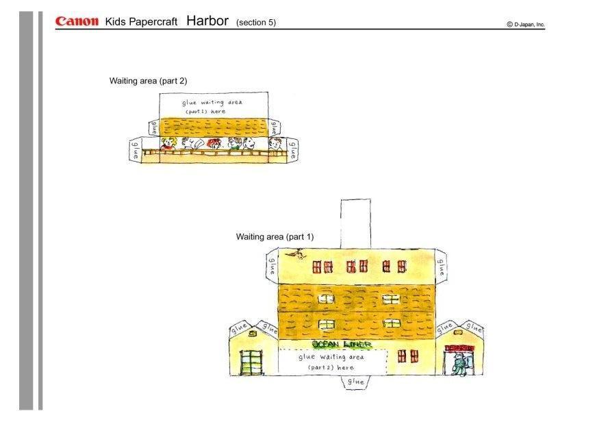 Basteln landungsbrA¼cke 5