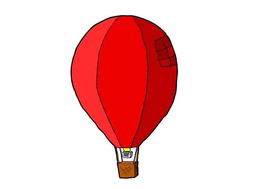 Bild heissluftballon