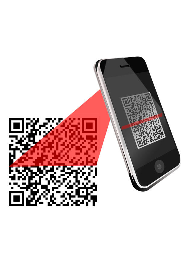 Bild qr mit dem smartphone scannen