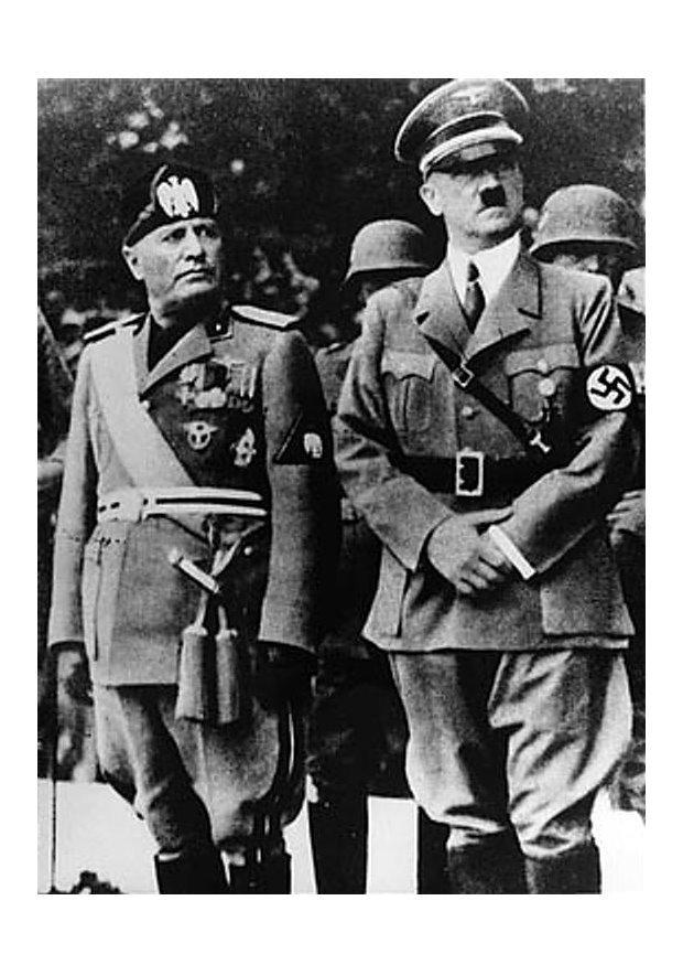 Foto adolf hitler und mussolini