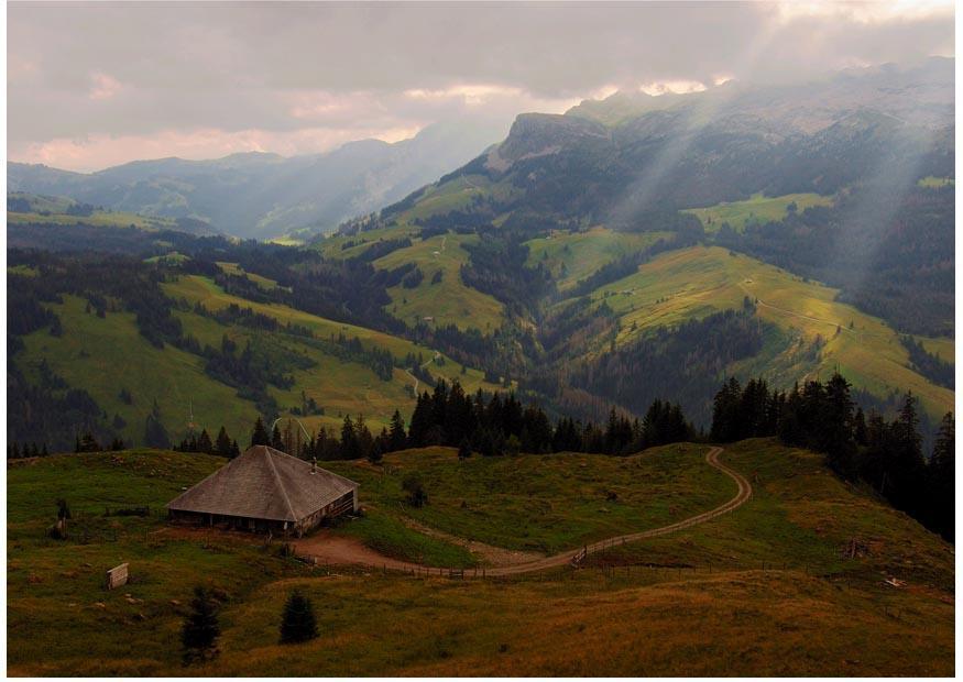 Foto berglandschaft