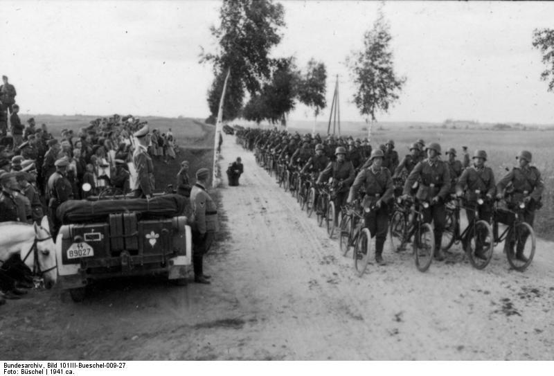 Foto bueschel - himmler inspiziert truppen