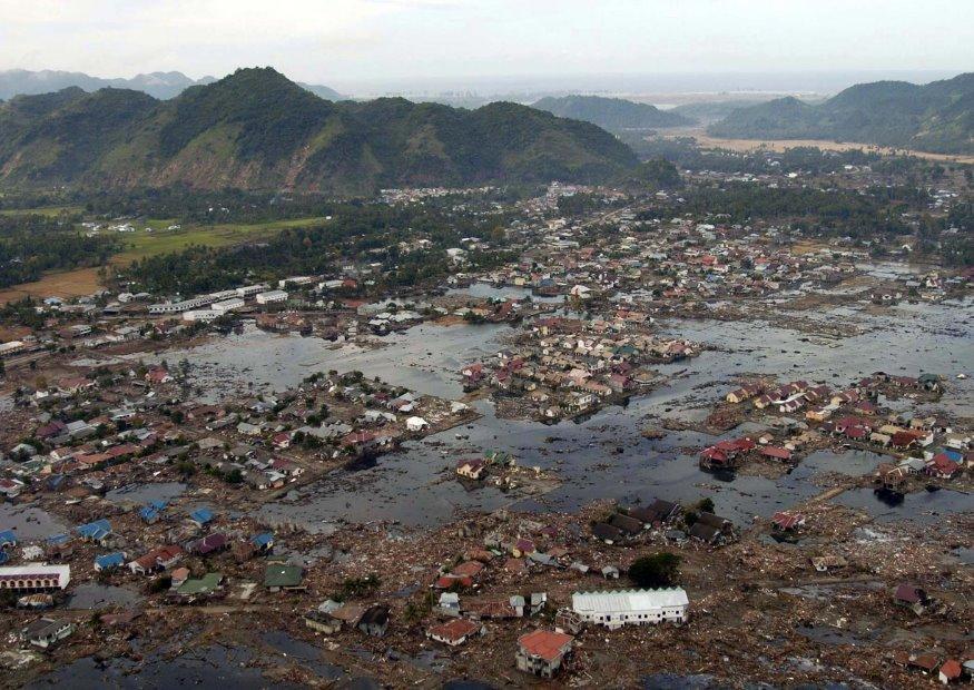 Foto dorf nach tsunami