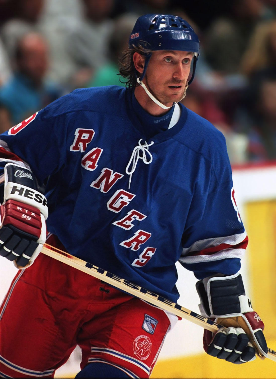 Foto eishockey, wayne gretzky, new york rangers