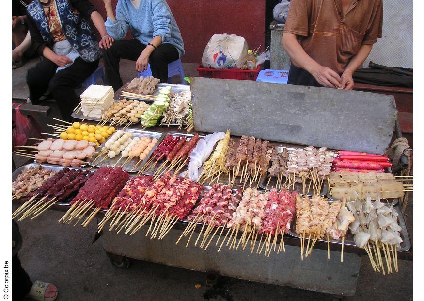 Foto essensstand peking