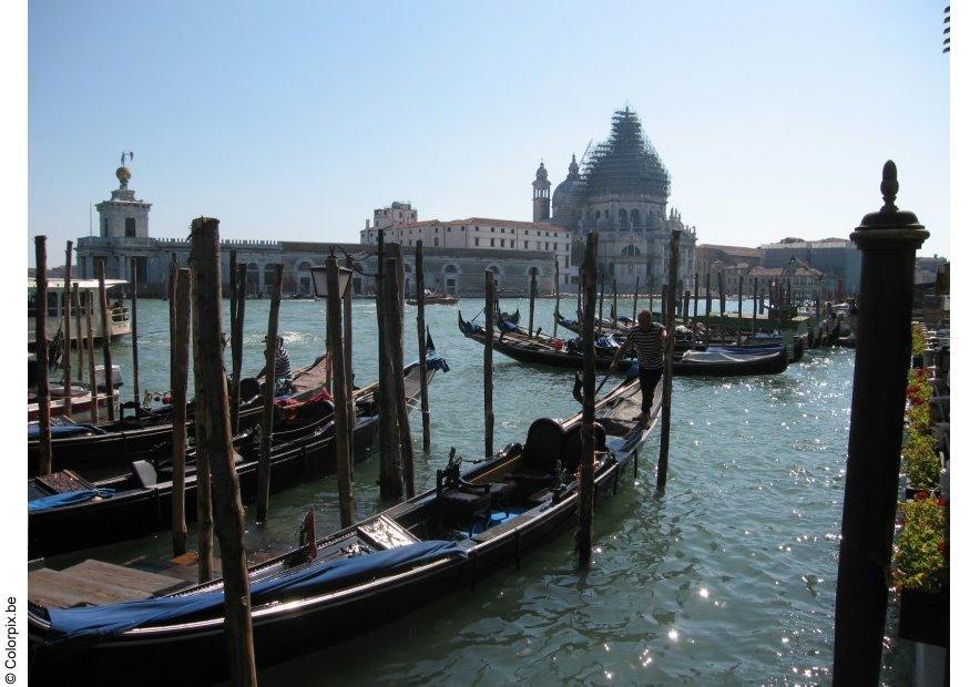 Foto gondeln grand canal venedig