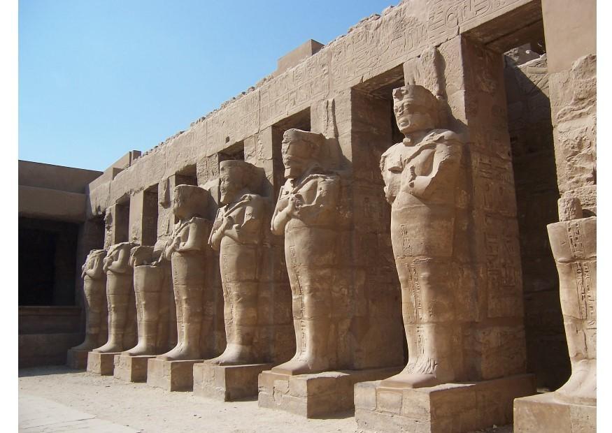 Foto karnak tempel in luxor