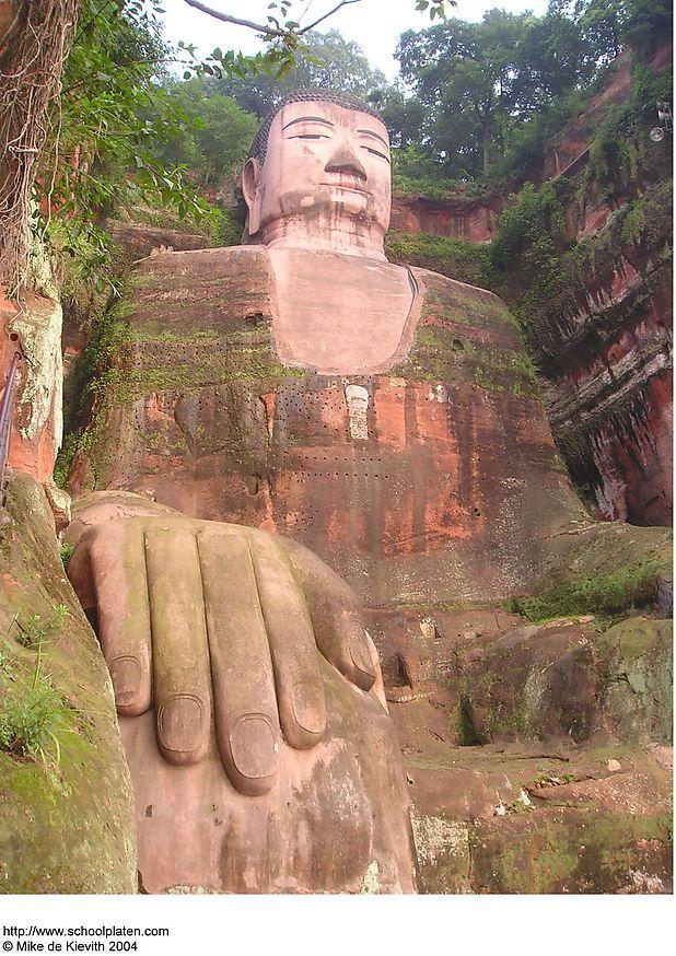 Foto riesen budha in leshan