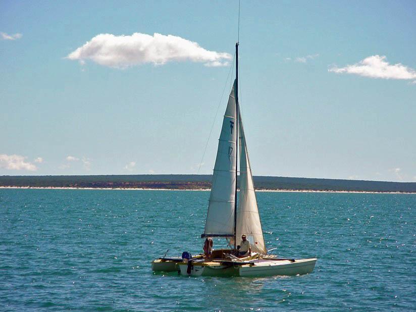 Foto segelboot katamaran