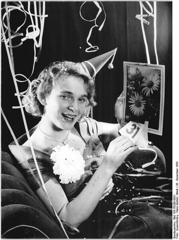 Foto silvesterabend 1956