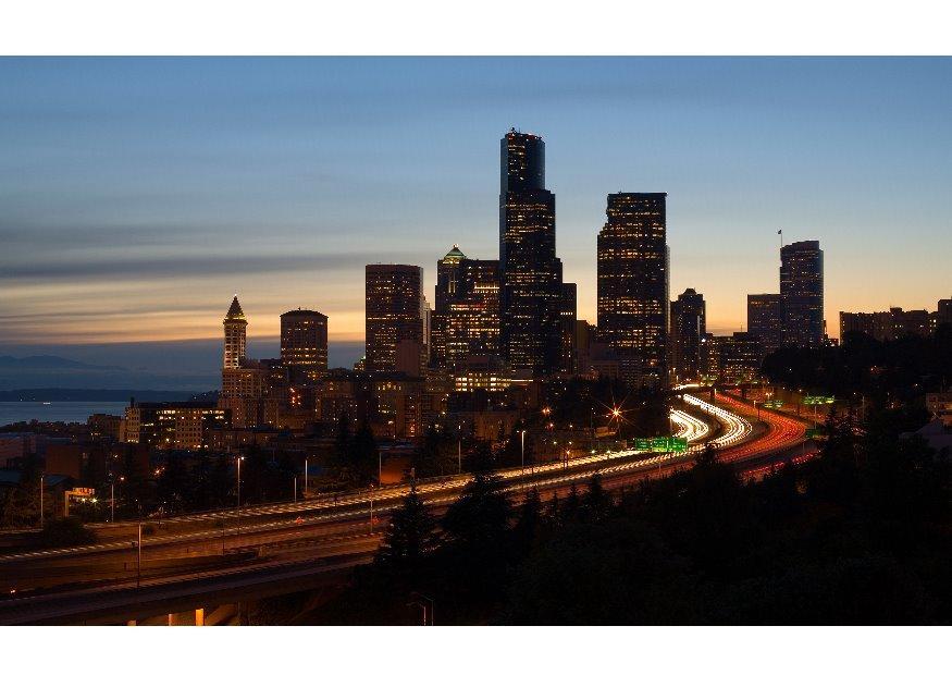 Foto stadt - skyline seattle