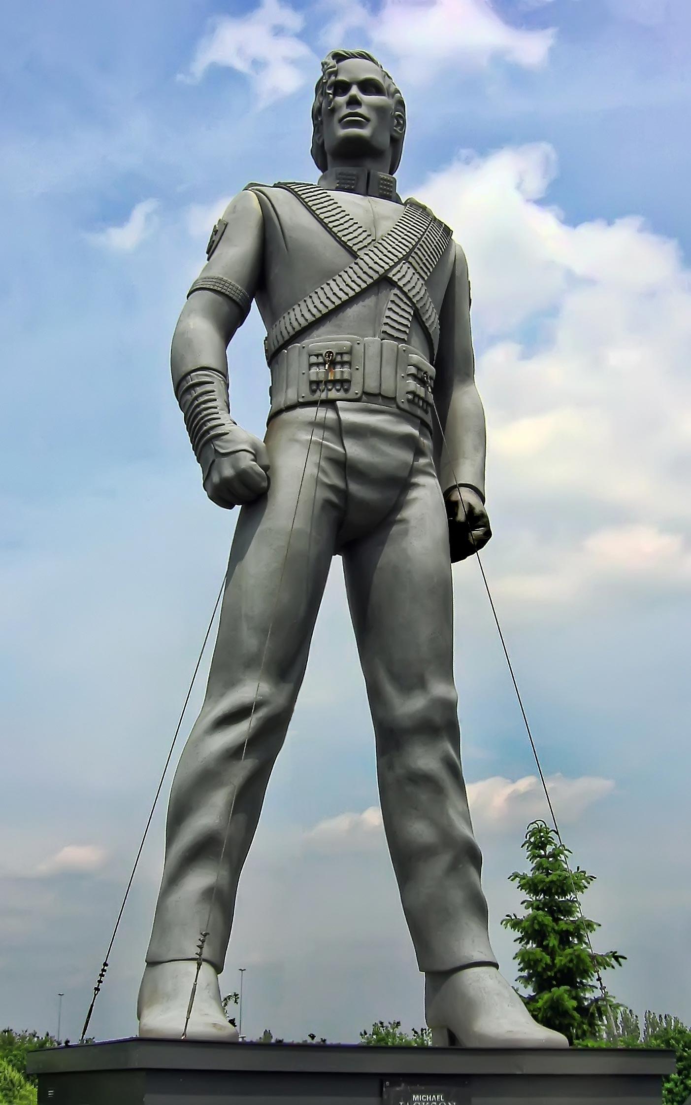 Foto statue michael jackson