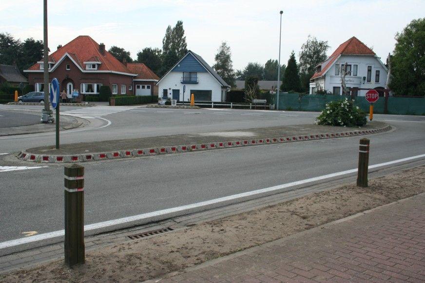 Foto verkehrsinsel