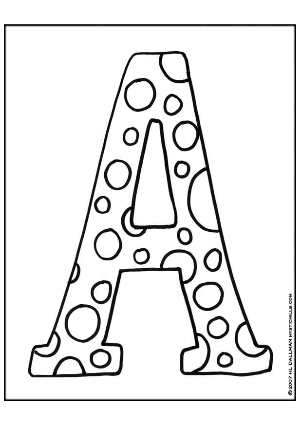 Malvorlage  alphabet