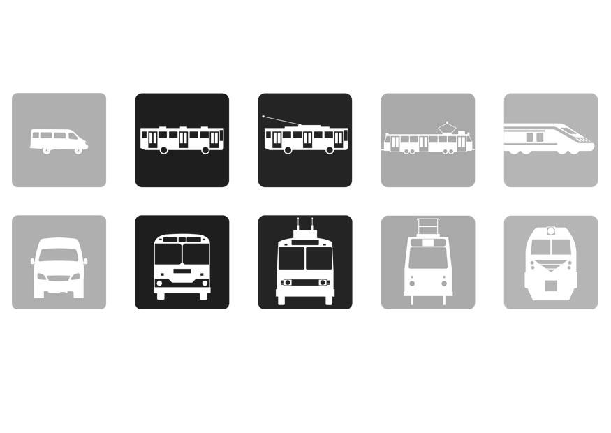 Malvorlage  A–ffentlicher transport