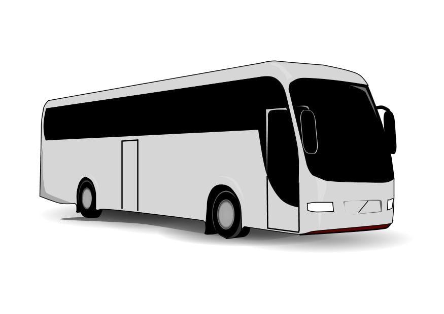 Malvorlage  bus