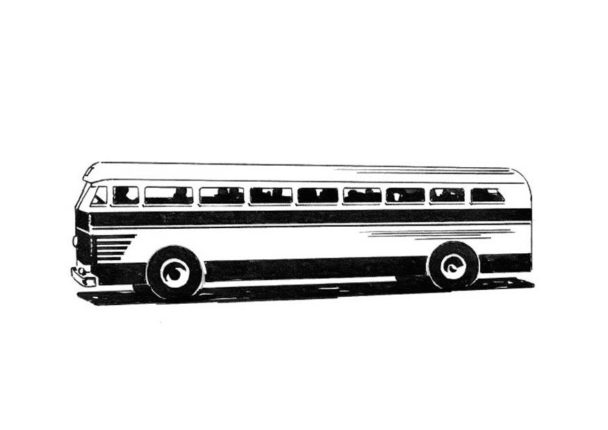 Malvorlage  bus