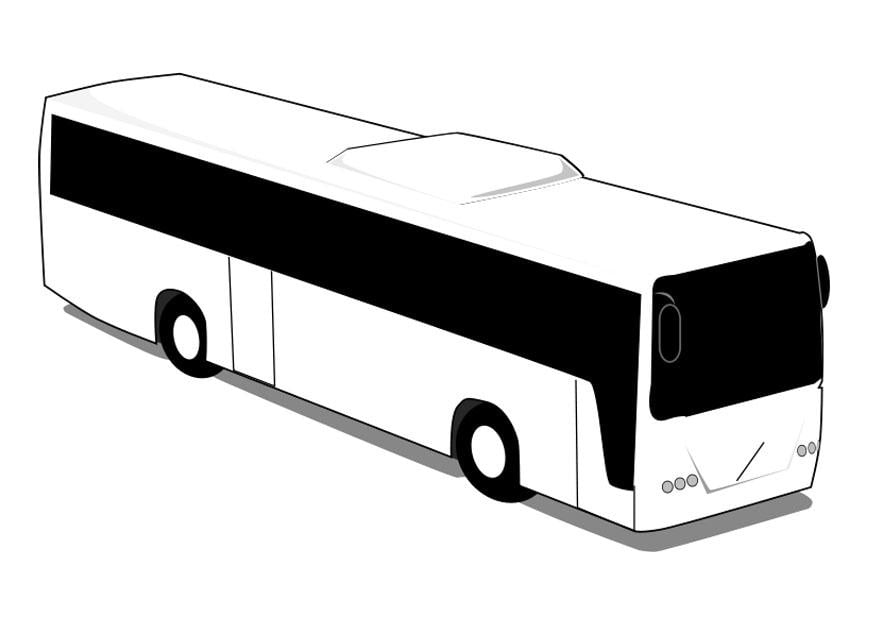 Malvorlage  bus