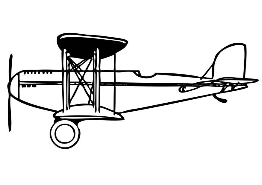 Malvorlage  doppeldecker