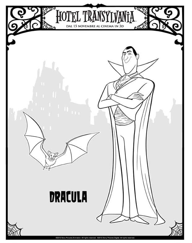 Malvorlage  dracula