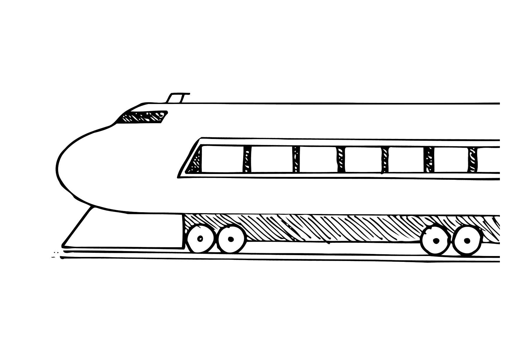 Malvorlage  eisenbahn