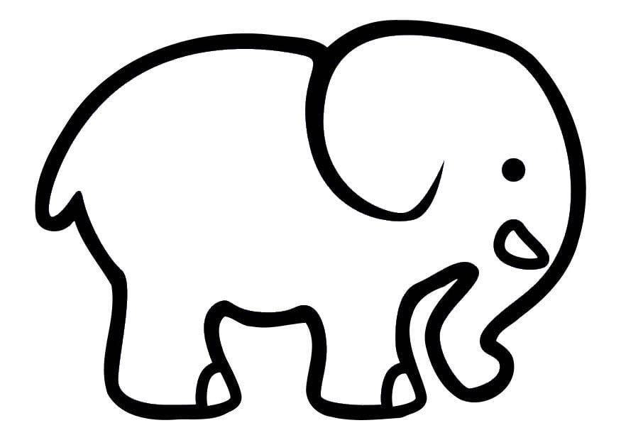 Malvorlage  elefant