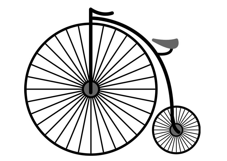 Malvorlage  fahrrad