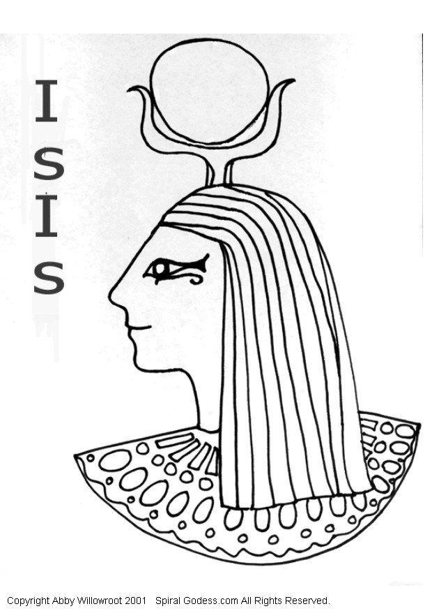 Malvorlage  isis