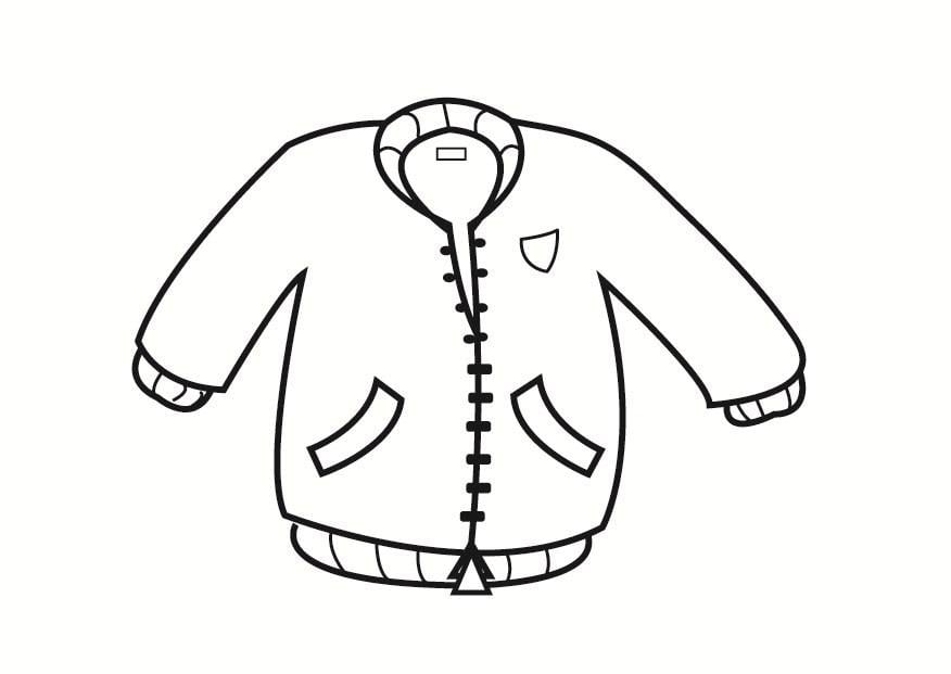 Malvorlage  jacke