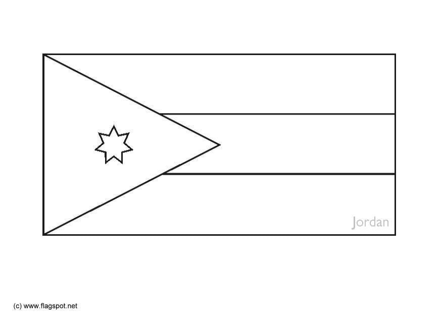 Malvorlage  jordanien