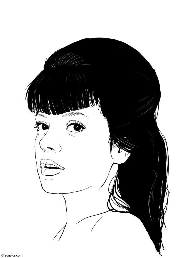 Malvorlage  lily allen