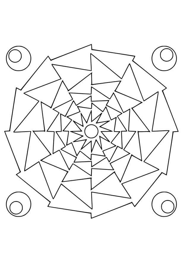 Malvorlage  mandala13