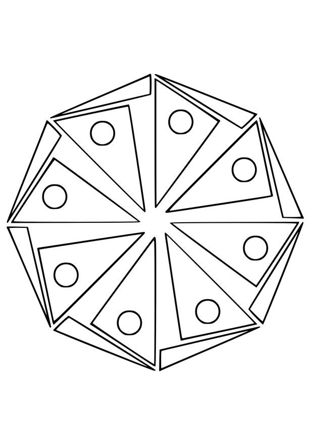 Malvorlage  mandala18