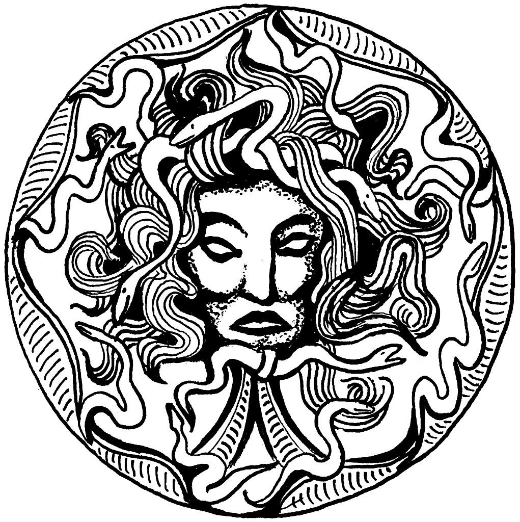 Malvorlage  medusa