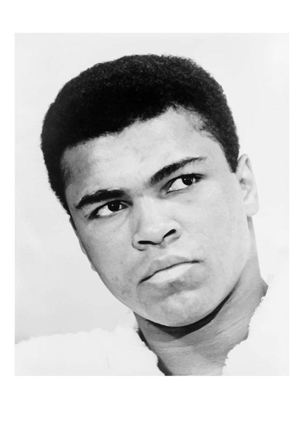 Malvorlage  muhammad ali