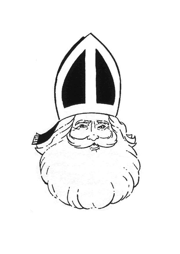 Malvorlage  sankt nikolaus