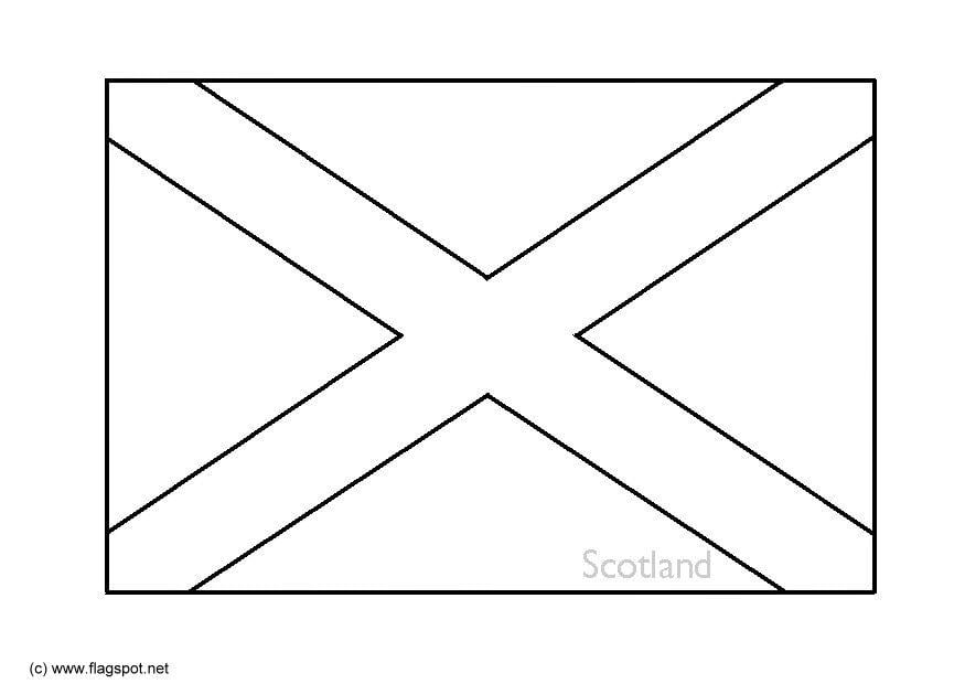 Malvorlage  schottland