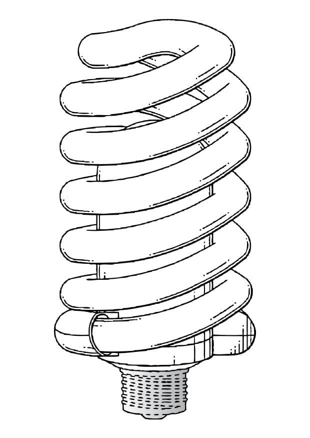 Malvorlage  sparlampe