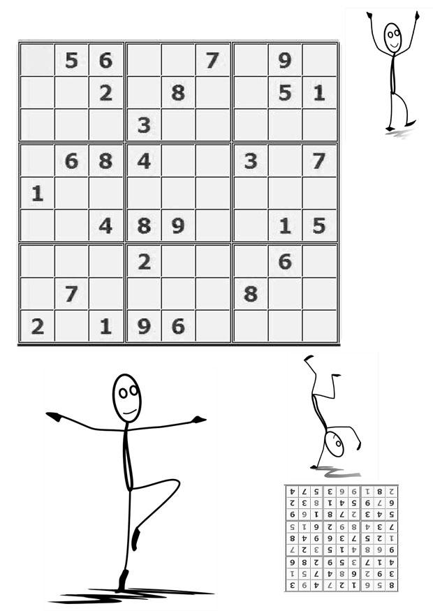 Malvorlage  sudoku - sport