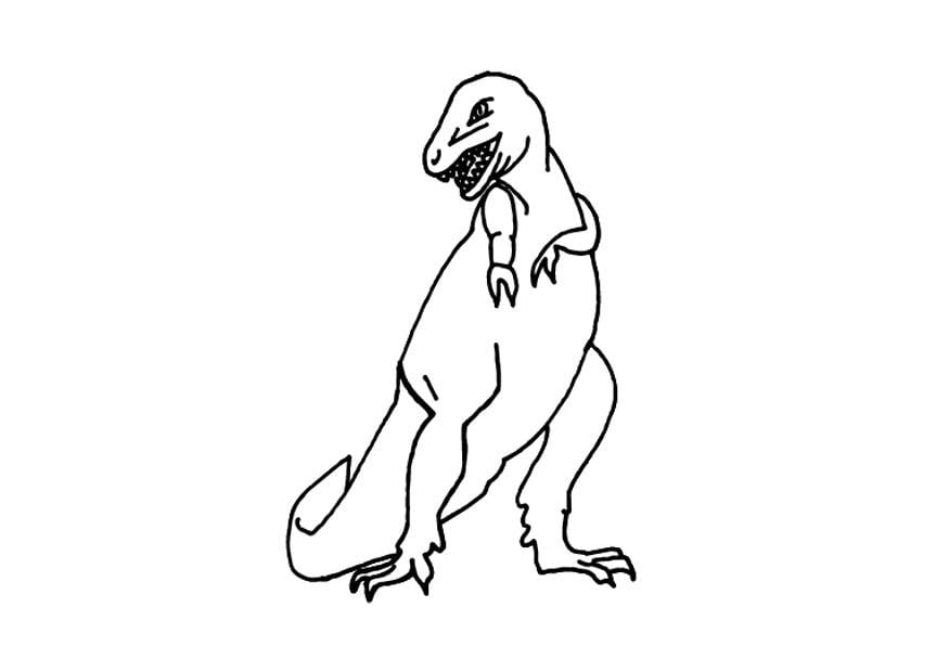 Malvorlage  t-rex