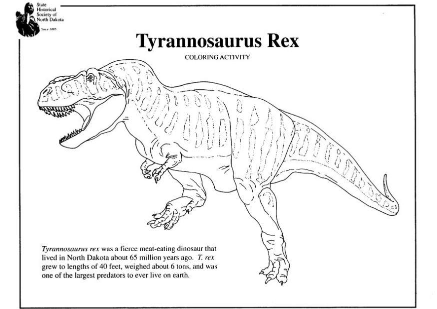 Malvorlage  trex